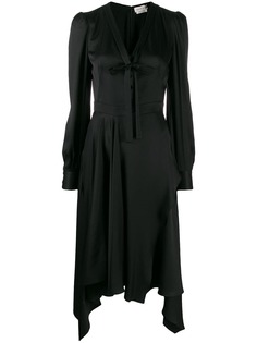 Alexander McQueen платье асимметричного кроя с бантом