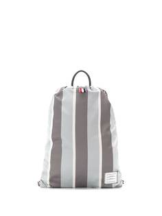 Thom Browne полосатый рюкзак с кулиской