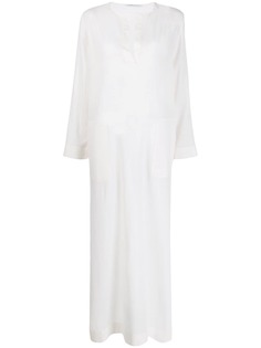 Agnona платье-рубашка с V-образным вырезом