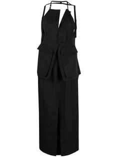 Jacquemus платье La robe Ascea с открытой спиной