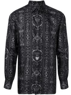 Dolce & Gabbana рубашка с графичным принтом