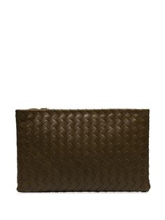 Bottega Veneta клатч с плетением Intrecciato