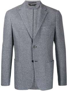 Z Zegna однобортный пиджак из ткани пике