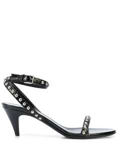 Saint Laurent босоножки с заклепками