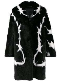 Ermanno Scervino шуба оверсайз из искусственного меха