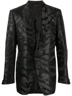 Tom Ford однобортный пиджак с принтом