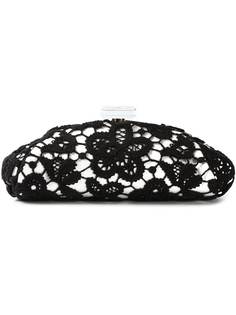 Chanel Pre-Owned клатч обтянутый цветочным кружевом