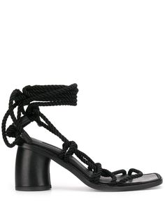 Ann Demeulemeester босоножки с завязками