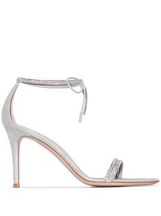Gianvito Rossi декорированные босоножки Pascale