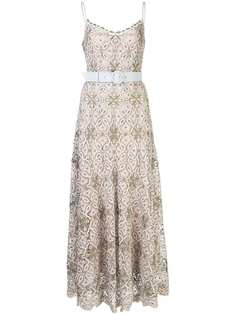 Jonathan Simkhai платье миди Savannah с вышивкой