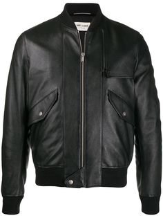 Saint Laurent куртка-бомбер