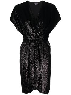 Elisabetta Franchi платье мини с пайетками