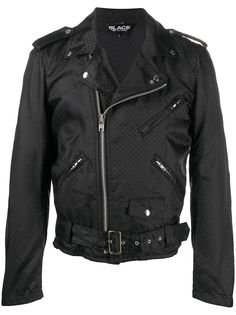 Comme Des Garçons Homme Plus байкерская куртка в шахматную клетку