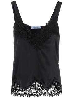 Blumarine топ с вышивкой