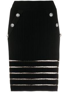 Balmain трикотажная юбка