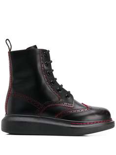 Alexander McQueen ботинки с брогированием