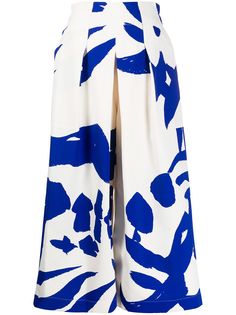 Issey Miyake брюки с принтом