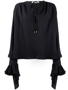 Balmain креповая блузка