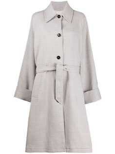 Mm6 Maison Margiela пальто миди с поясом