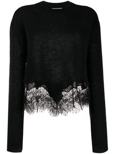 Ermanno Scervino джемпер с кружевными вставками