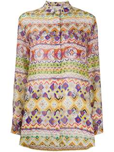 Etro рубашка с узором
