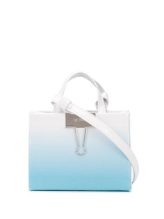 Off-White каркасная мини-сумка с эффектом деграде