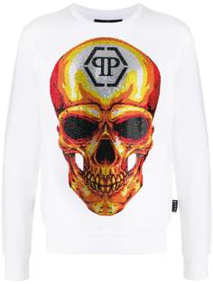 Philipp Plein декорированная толстовка