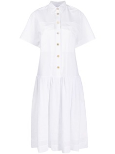 Erika Cavallini платье-рубашка с короткими рукавами