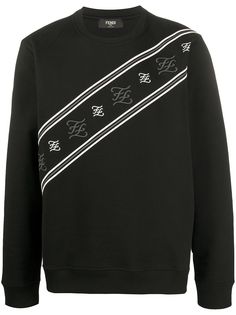 Fendi толстовка с логотипом Karligraphy