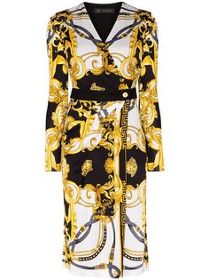 Versace платье с принтом Barocco Rodeo Queen