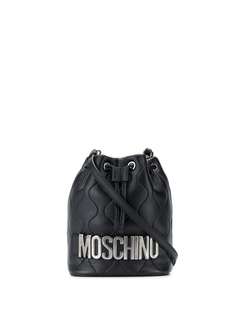 Moschino сумка-ведро с логотипом
