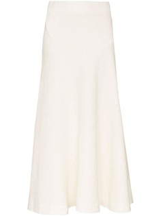 Jil Sander расклешенная юбка миди