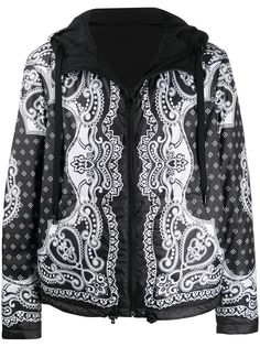 Dolce & Gabbana куртка на молнии с принтом Bandana