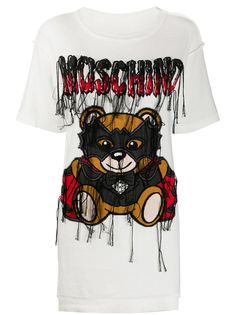 Moschino футболка с принтом Bat Teddy Bear