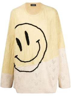 Raf Simons джемпер оверсайз Smiley