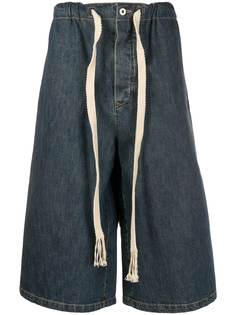 Loewe джинсовые шорты с кулиской