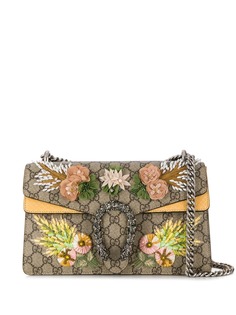 Gucci сумка Dionysus с узором GG Supreme и цветочным декором