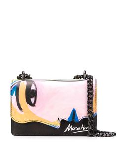 Moschino сумка через плечо с принтом