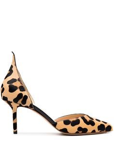 Francesco Russo туфли-лодочки с леопардовым принтом