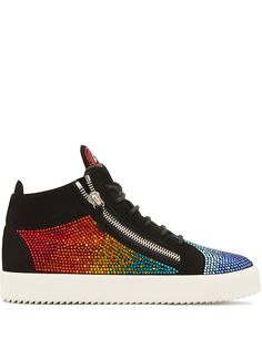 Giuseppe Zanotti декорированные кеды Kriss