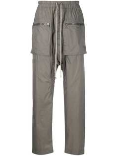 Rick Owens DRKSHDW спортивные брюки с кулиской и карманами