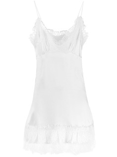 Ermanno Scervino платье-комбинация с кружевной вставкой