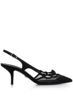 Dolce & Gabbana сетчатые туфли с ремешком на пятке