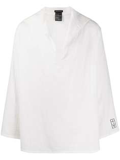 Ann Demeulemeester рубашка с глубоким V-образным вырезом