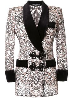 Dolce & Gabbana блейзер с принтом Baroque