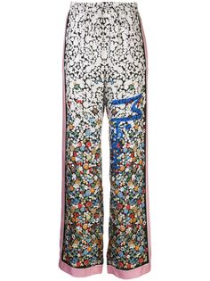 M Missoni спортивные брюки с цветочным принтом