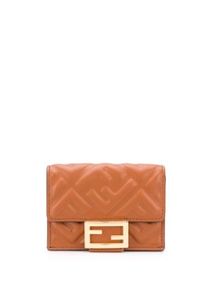 Fendi кошелек с тисненым узором FF