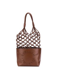 Stella McCartney сумка-тоут с перфорированным логотипом