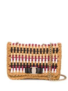 Salvatore Ferragamo сумка на плечо из рафии