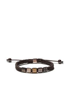 Shamballa Jewels "золотой браслет с жемчугом, бриллиантами, лунным камнем и сапфиром"